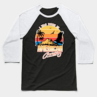 Was born in American, January Retro Baseball T-Shirt